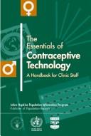 The essentials of contraceptive technology a handbook for clinic staff