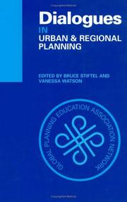 Dialogues in urban and regional planning