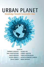 The urban planet knowledge towards sustainable cities