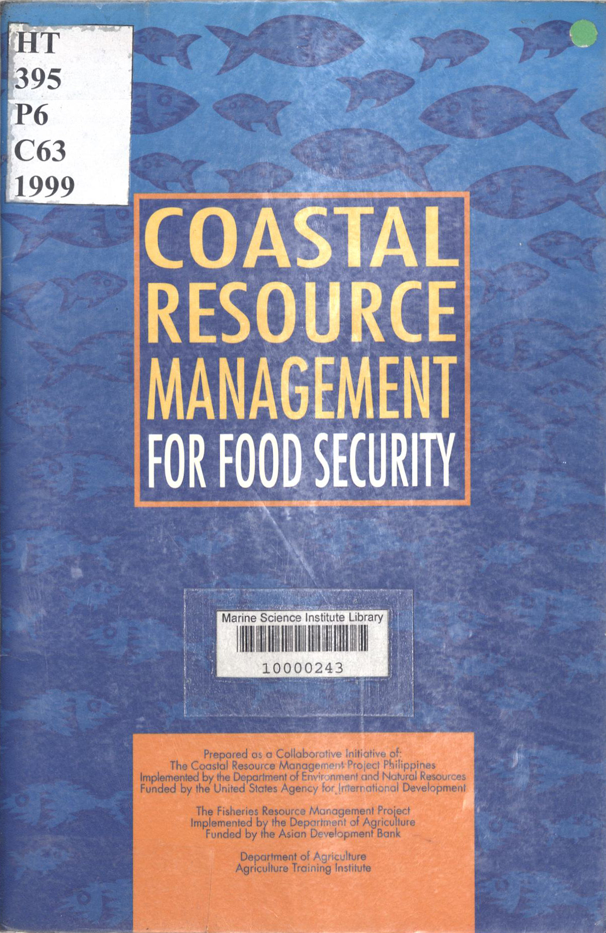 Coastal resource management for food security.
