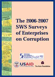 The 2006-2007 SWS survey of enterprises on corruption.