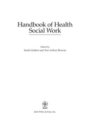 Handbook of health social work