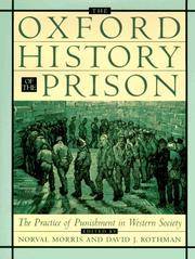 The Oxford history of prison the practice of punishment in Western society