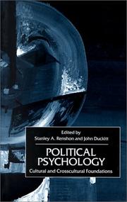 Political psychology cultural and crosscultural foundations