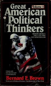 Great American political thinkers