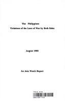 The Philippines violations of the laws of war by both sides.