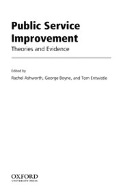 Public service improvement theories and evidence