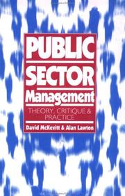 Public sector management theory, critique and practice