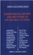 Constitutional reform and the future of the Republic of China