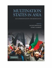 Multination states in Asia accommodation or resistance