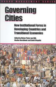 Governing cities new institutional forms in developing countries and transitional economies