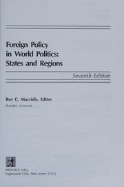 Foreign policy in world politics states and regions