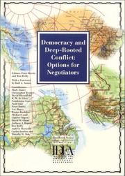 Democracy and deep-rooted conflict options for negotiators