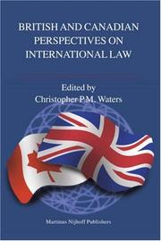 British and Canadian perspectives on International Law