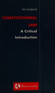 Constitutional law a critical introduction