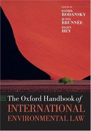 The Oxford handbook of international environmental law