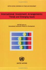 International investment arrangements trends and emerging issues.