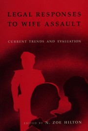 Legal responses to wife assault current trends and evaluation