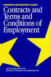 Contracts and terms and conditions of employment