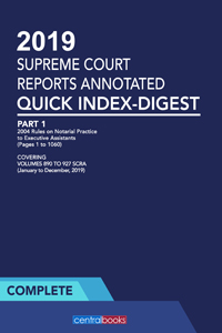 Supreme court reports annotated 2019 quick index-digest