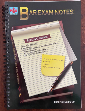 Bar exam notes obligations and contracts