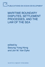Maritime boundary disputes, settlement processes, and the law of the sea