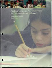 Reading/language arts framework for California public schools kindergarten through grade twelve