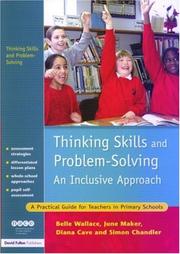 Thinking skills and problem-solving an inclusive approach : a practical guide for teachers in primary schools