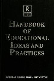 Handbook of educational ideas and practices
