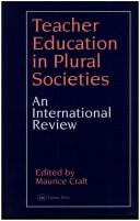 Teacher education in plural societies an international review