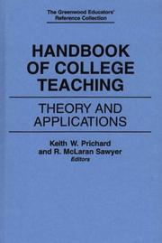 Handbook of college teaching theory and applications