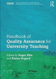 Handbook of quality assurance for university teaching