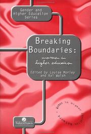 Breaking boundaries women in higher education