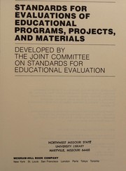 Standards for evaluations of educational programs, projects, and materials