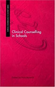 Clinical counselling in schools