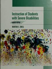 Instruction of students with severe disabilities