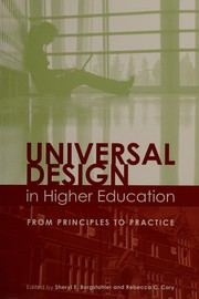 Universal design in higher education from principles to practice