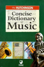 The Hutchinson concise dictionary of music