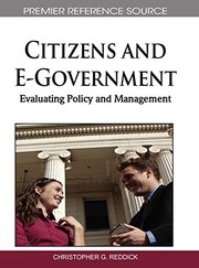 Citizens and E-government evaluating policy and management