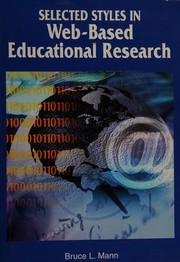 Selected styles in web-based educational research
