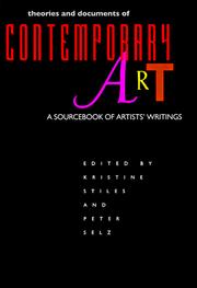 Theories and documents of contemporary art a sourcebook of artists' writings