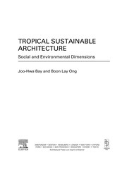 Tropical sustainable architecture social and environmental dimensions