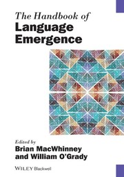 The Handbook of language emergence