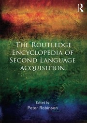 The Routledge encyclopedia of second language acquisition