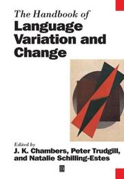 The Handbook of language variation and change