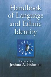 Handbook of language & ethnic identity
