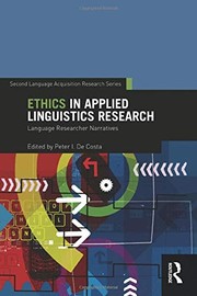 Ethics in applied linguistics research language researcher narratives