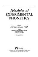 Principles of experimental phonetics