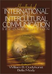 Handbook of international and intercultural communication