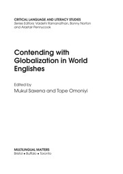Contending with globalization in world Englishes